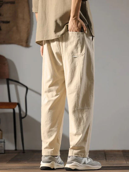 Linen Drawstring Pants